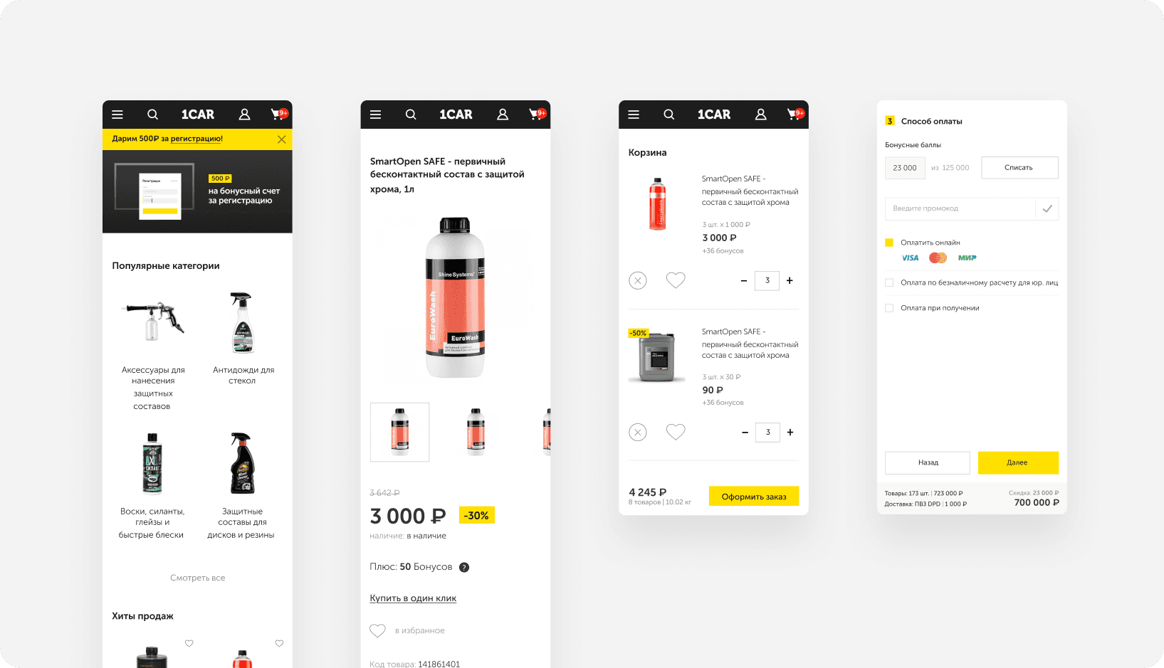 1car case study preview